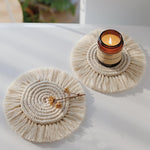 Load image into Gallery viewer, Macrame Coaster Set
