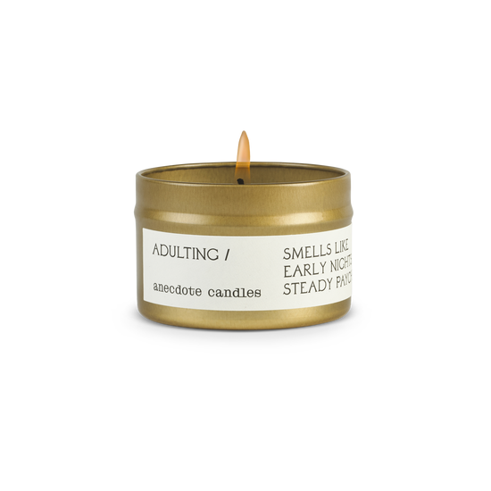 Adulting (Fig & Cashmere) Travel Tin candle