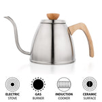 Load image into Gallery viewer, 40oz Stainless Steel Gooseneck Kettle
